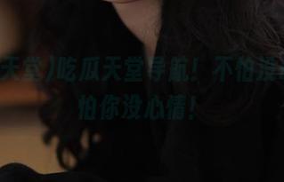 吃瓜天堂导航！不怕没故事，怕你没心情！
